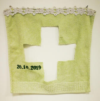 #20-10-2019#  2019  45x45  Acrylfarbe auf Baumwolle