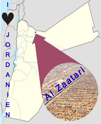 Reise-Aufkleber AL ZAATARI