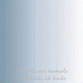 #Damals war damal...# 2021   30 x 30 gravierter Spiegel