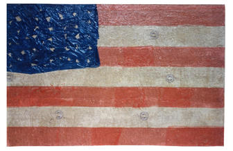 #Flag No. 7_Trash Papers# 1994 104 x 62cm Mixedmedia