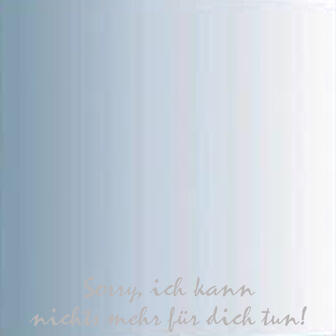 #Sorry....# 2021   30 x 30 gravierter Spiegel