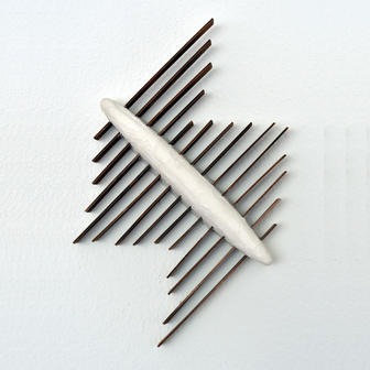 #Trans-Formation# 1992  33 x 48 x 7cm Holz und Gibs