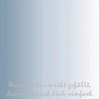 #Wenn es dir....# 2021   30 x 30 gravierter Spiegel